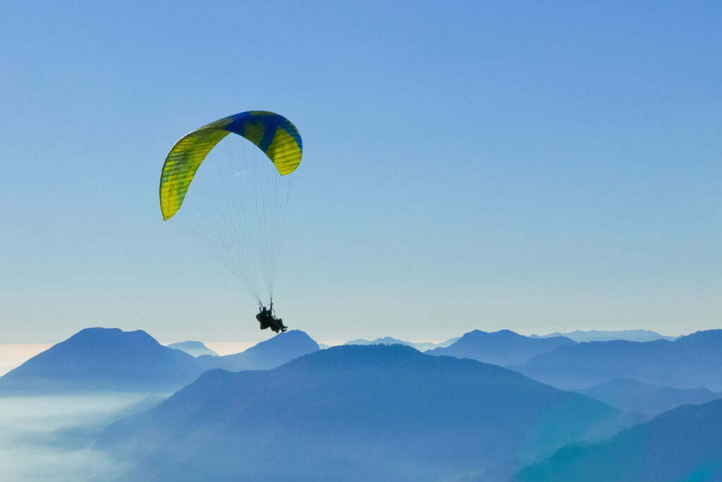 parapente tignes